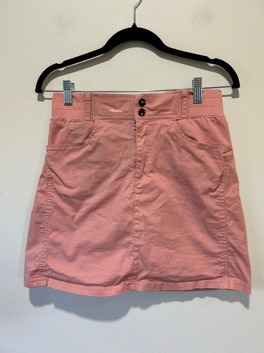 Aurgelmir outdoor skirt skort womens M pink built in shorts *discoloration*